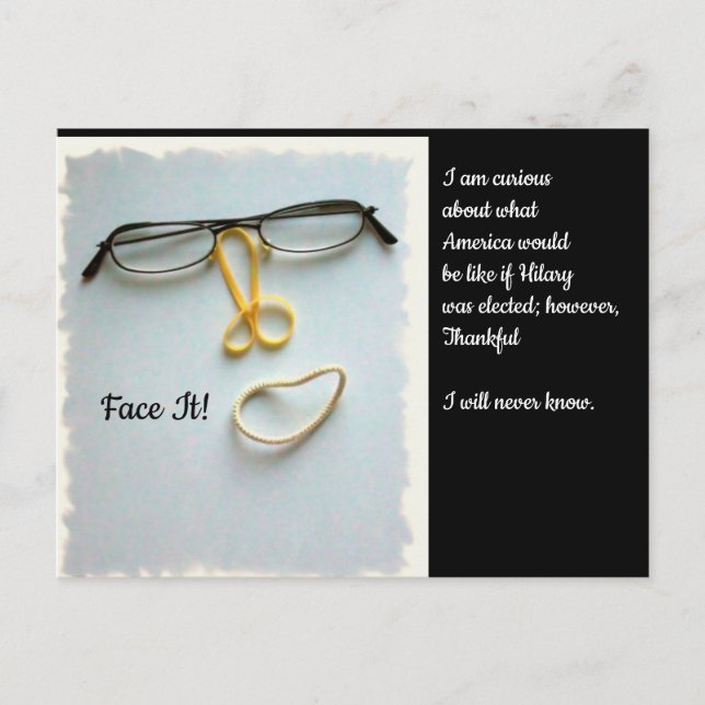 Politische Postkarte (Vorderseite)