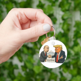 Politische Satire: Treffen zwischen Putin und Trum Schlüsselanhänger