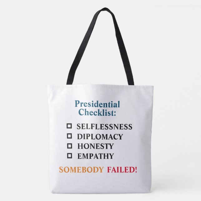 Politische Tasche, Anti-Trump-Tasche Tasche (Vorderseite)