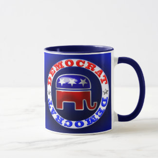 Politische Tasse Demokraten
