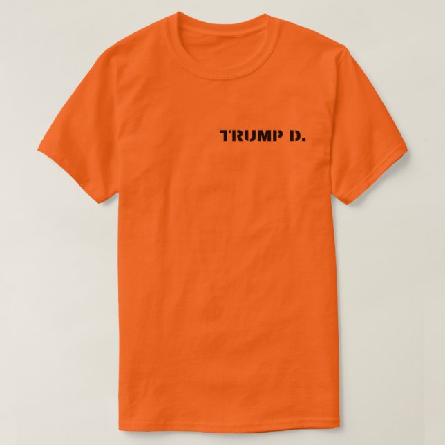 Politischer Gefangener 45 Gefangener Präsident Tru T-Shirt (Design vorne)