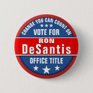 Politischer Knopf von Ron Desantis Button