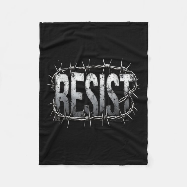 Politischer Protest bestehen _4 Fleecedecke (Vorderseite)