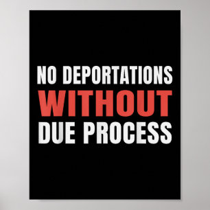 Politischer Protest Keine Deportationen ohne ordnu Poster