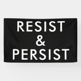 Politischer Protest - März von Widerstand und Best Banner