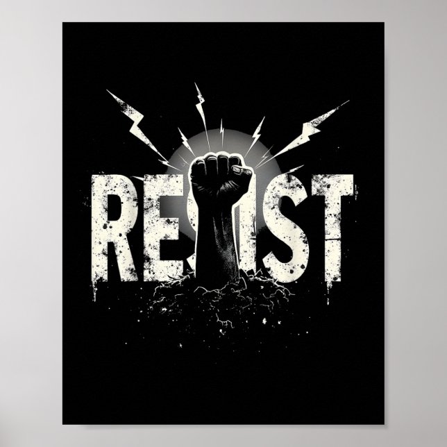 Politischer Protest widerstehen _2 Poster (Vorne)
