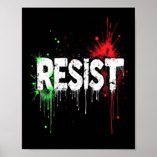 Politischer Protest widerstehen Poster