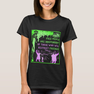 Politischer Unabhängigkeitsgrad (dunkler T - Shirt