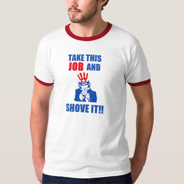 politischer Uncle Sam t T-Shirt (Vorderseite)