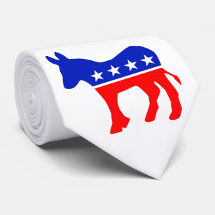 Politisches Emblem des demokratischen Party (Donke Krawatte