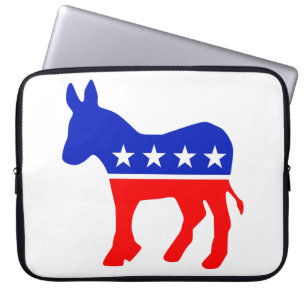 Politisches Emblem des demokratischen Party (Donke Laptopschutzhülle