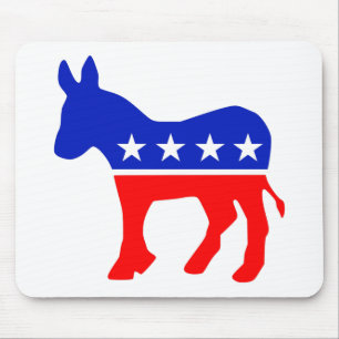 Politisches Emblem des demokratischen Party (Donke Mousepad