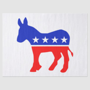 Politisches Emblem des demokratischen Party (Donke Seidenpapier
