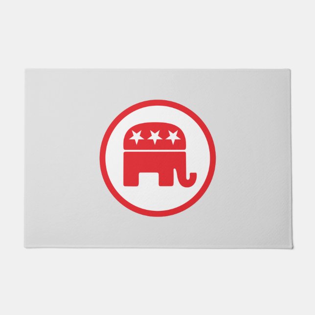 Politisches Symbol des republikanischen Party (Ele Fußmatte (Vorderseite)