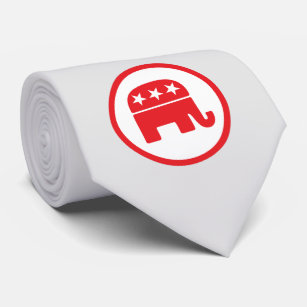 Politisches Symbol des republikanischen Party (Ele Krawatte