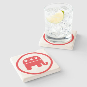 Politisches Symbol des republikanischen Party (Ele Steinuntersetzer