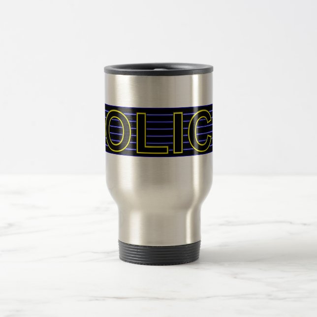 POLIZEI 3 reist Tasse (Mittel)