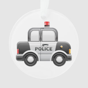 Polizei Auto Schmuck Ornament