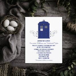 Polizei Box Wedding Invite v3 Einladung