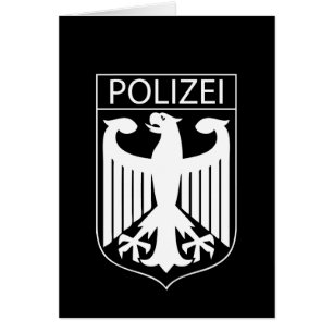 POLIZEI - Cadeaux allemands de symbole de police