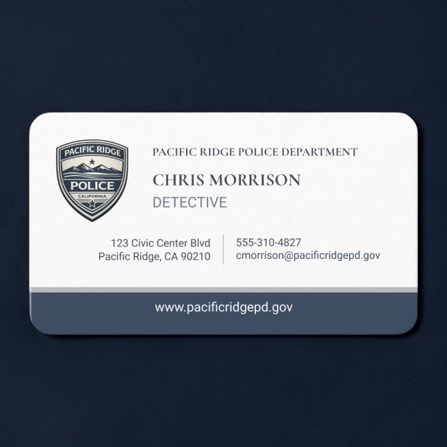 Polizei Detective Logo Visitenkarte (Von Creator hochgeladen)