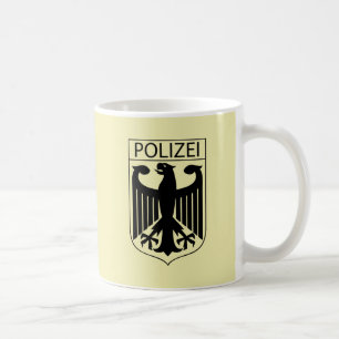 POLIZEI - Deutsche Polizei-Symbol-Geschenke Kaffeetasse