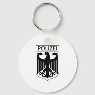 POLIZEI - Deutsche Polizei-Symbol-Geschenke Schlüsselanhänger