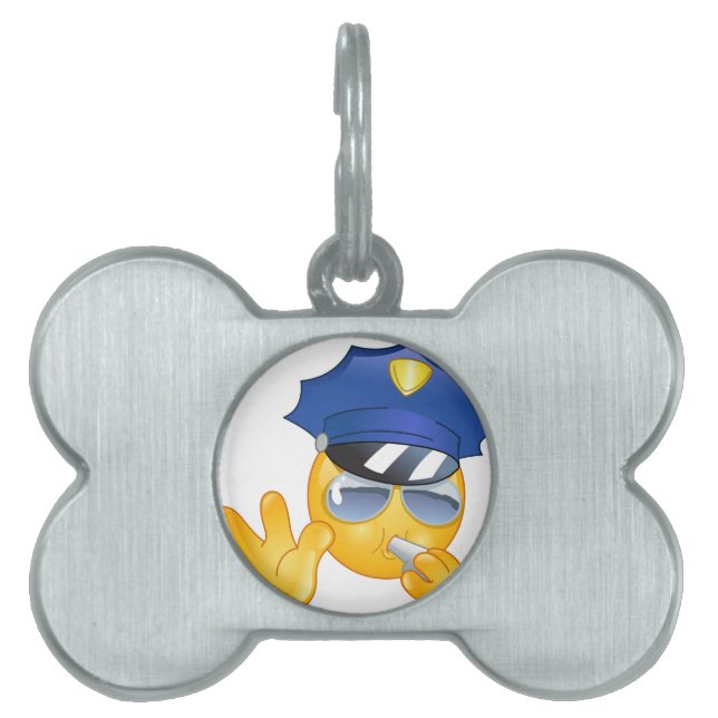 Polizei Emoji Tiermarke (Vorderseite)