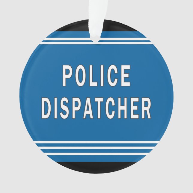 Polizei-Fahrdienstleiter Ornament (Vorderseite)