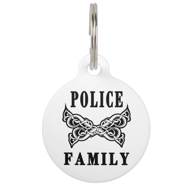 Polizei-Familien-Tätowierungen Tiermarke (Vorderseite)