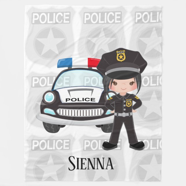 Polizei Fleecedecke (Vorderseite)