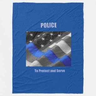 Polizei Fleecedecke