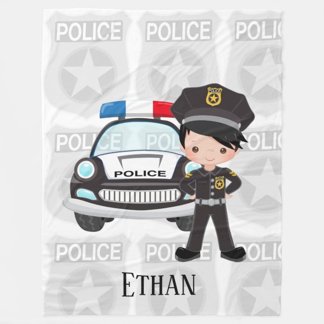 Polizei Fleecedecke (Vorderseite)