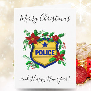 Polizei Frohe Weihnachten & ein glückliches neues 