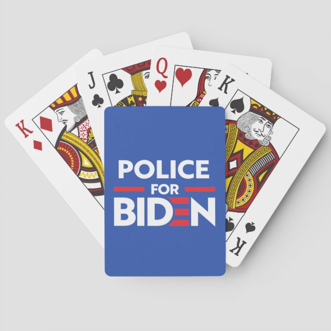 POLIZEI FÜR JOBIDEN SPIELKARTEN (Rückseite)