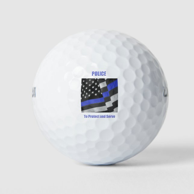 Polizei Golfball (Vorderseite)