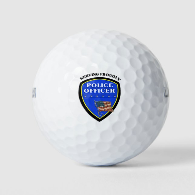 Polizei Golfball (Vorderseite)