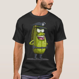 Polizei-Gurke Für Lustiges Gemüse Und Beamtenliebe T-Shirt