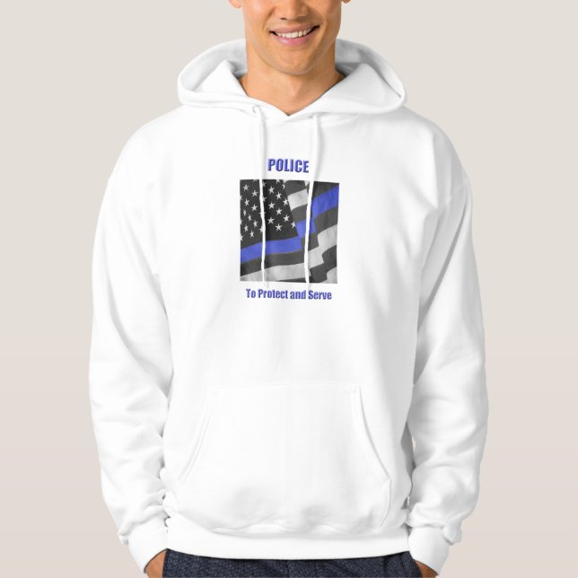 Polizei Hoodie (Vorderseite)