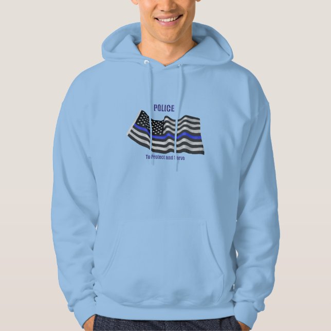 Polizei Hoodie (Vorderseite)