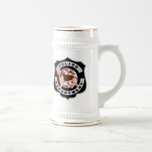 Polizei K9 Bierglas (Rechts)