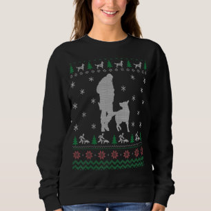 Polizei K9 Hund Ugg Weihnachtssüßer für Frauen Ich Sweatshirt