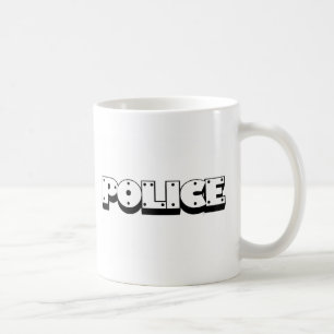 Polizei Kaffeetasse