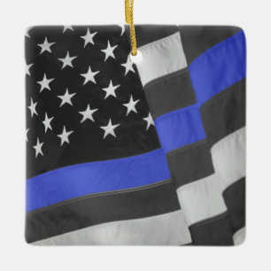 Polizei Keramikornament