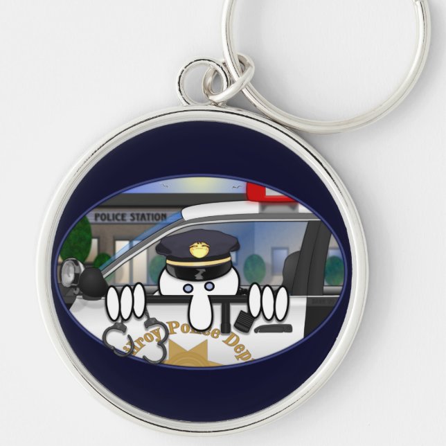 Polizei Kilroy Schlüsselanhänger (Vorne)