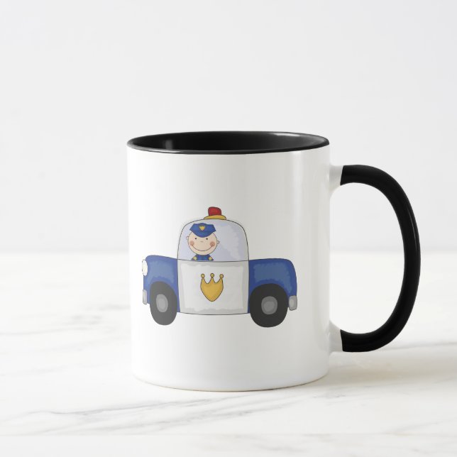 Polizei-Kreuzer-T - Shirts und Geschenke Tasse (Rechts)
