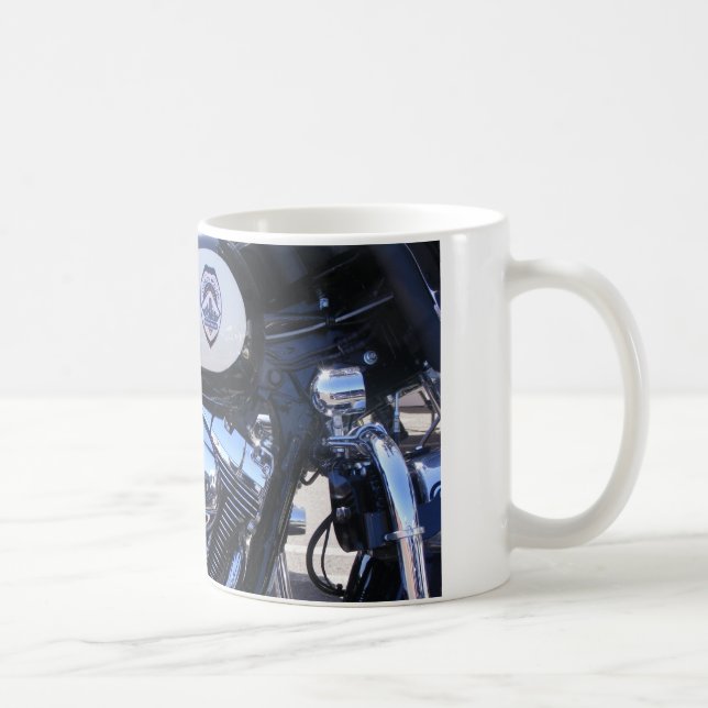 "Polizei-Motorrad-Power " Kaffeetasse (Rechts)