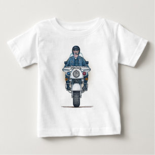 Polizei-Motorrad-Säuglings-T - Shirt