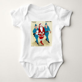 Polizei Navidad: Santa's war sehr schlecht Baby Strampler