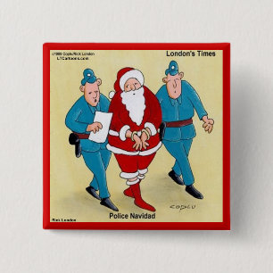 Polizei Navidad: Santa's war sehr schlecht Button